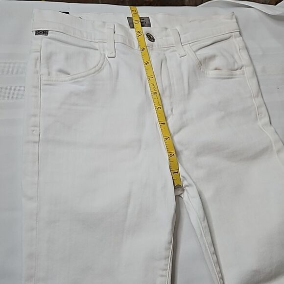 Citizens of Humanity White Drew Flounce High Rise jeans size 25 - Picture 12 of 13